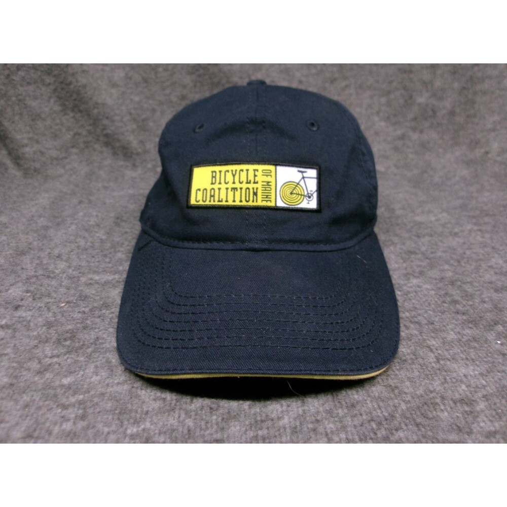 Maine Hat Cap Strap Back Adjustable Men Blue Bicycle Coalition Of Maine Causal